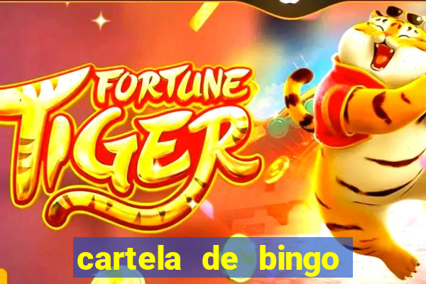 cartela de bingo cha de panela